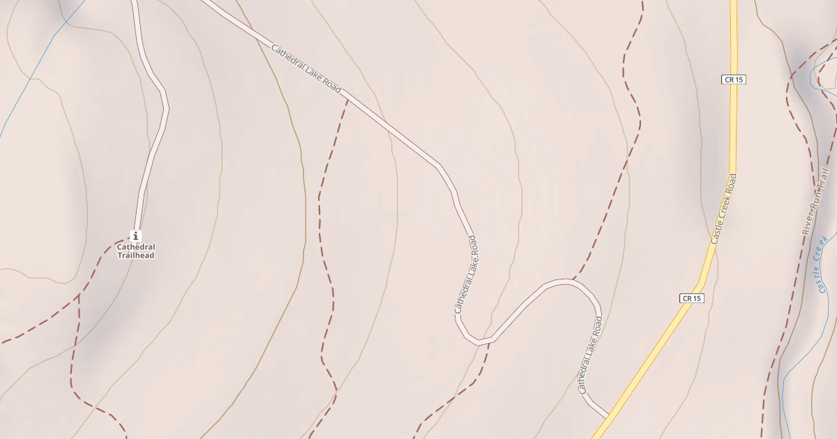 Map preview of CATHEDRAL LAKE