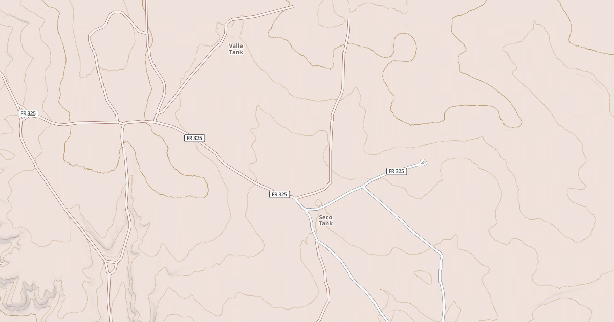Map preview of USFS National Forest System Roads {A8039C6E-FA6F-46B7-BD95-BABD1D69D92F}