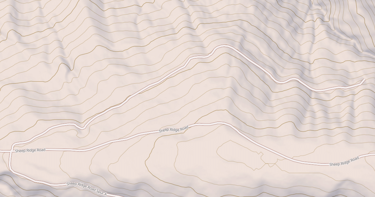 Map preview of SHEEP RIDGE SPUR B