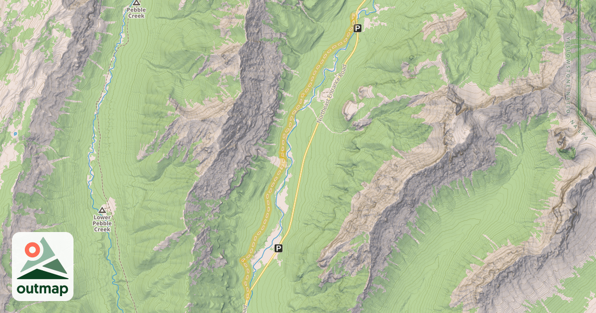 Map of Barronette Ski Trail