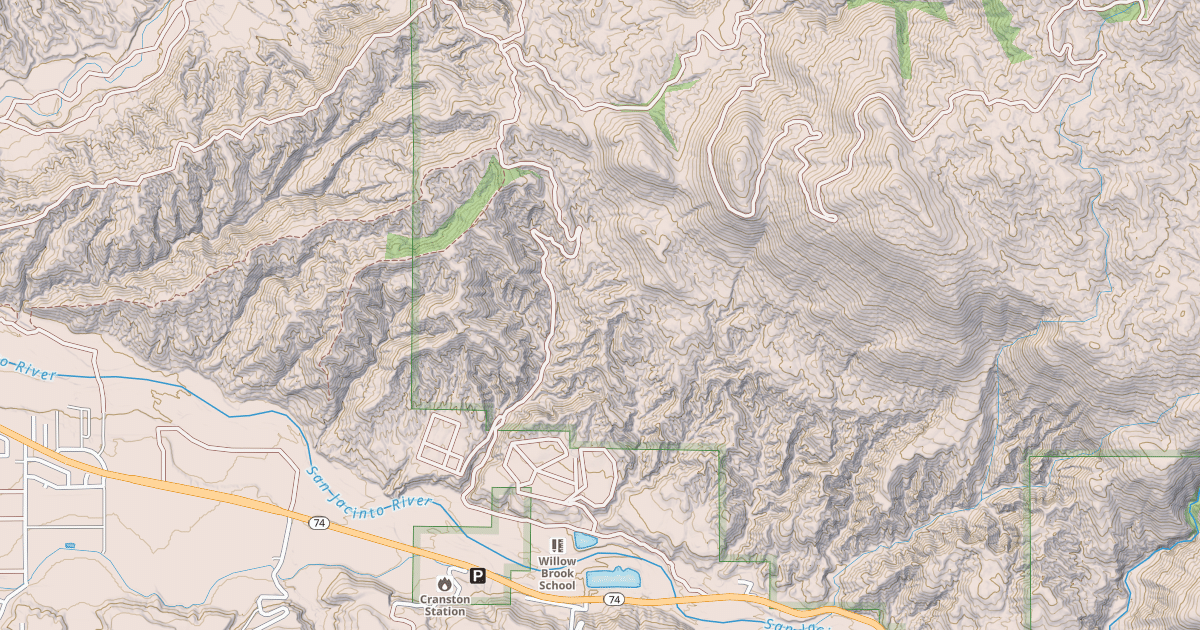 Map preview of BEE CANYON (OHV)