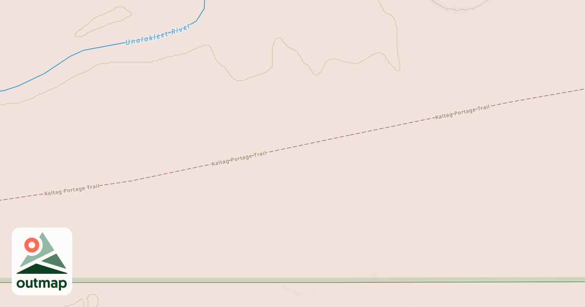 Map of Iditarod National Historic Trail