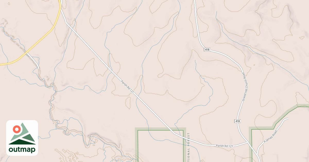 Map of USFS Motor Vehicle Use Map Roads {2EC1A1E9-B911-4D88-94C7-455B5B5D918E}