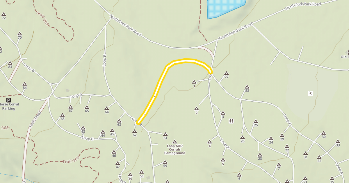 Map preview of Loop A
