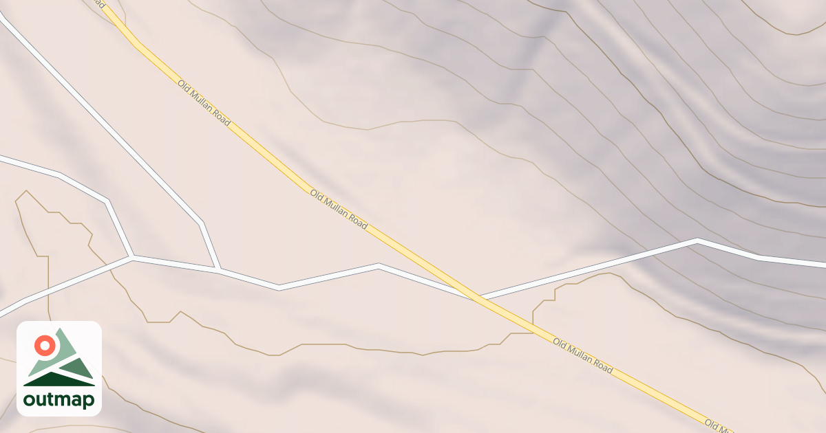 Map of CAMELS HUMP PASS