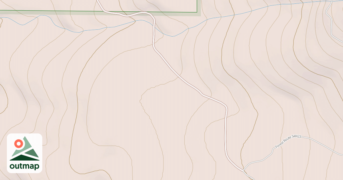 Map of BURNEY MTN
