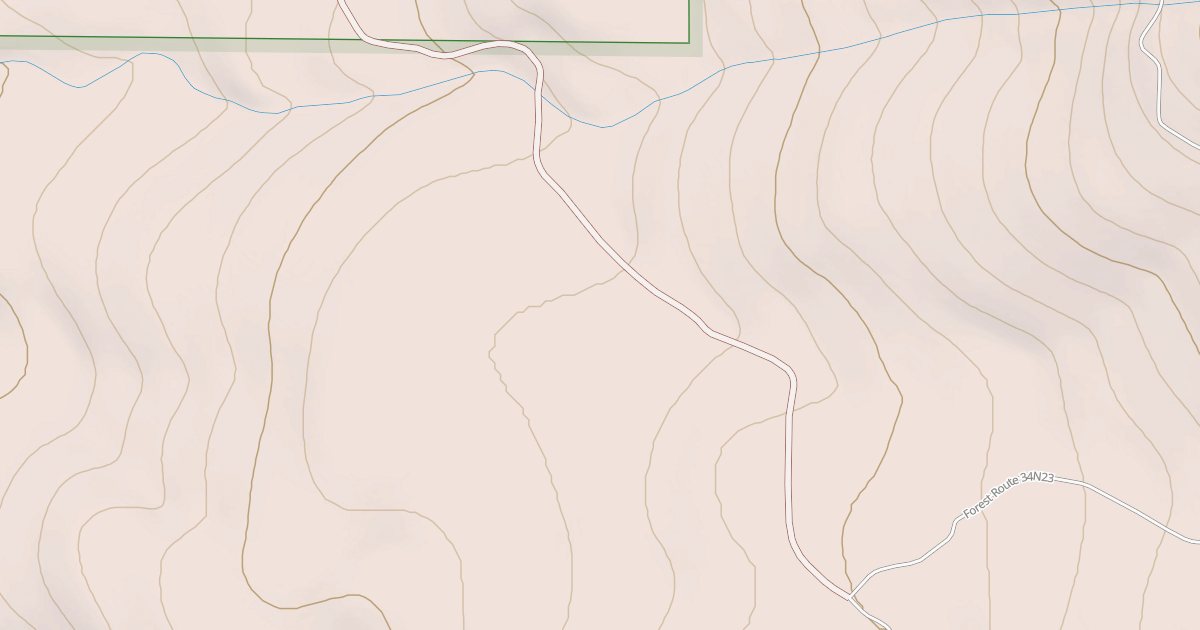 Map preview of BURNEY MTN