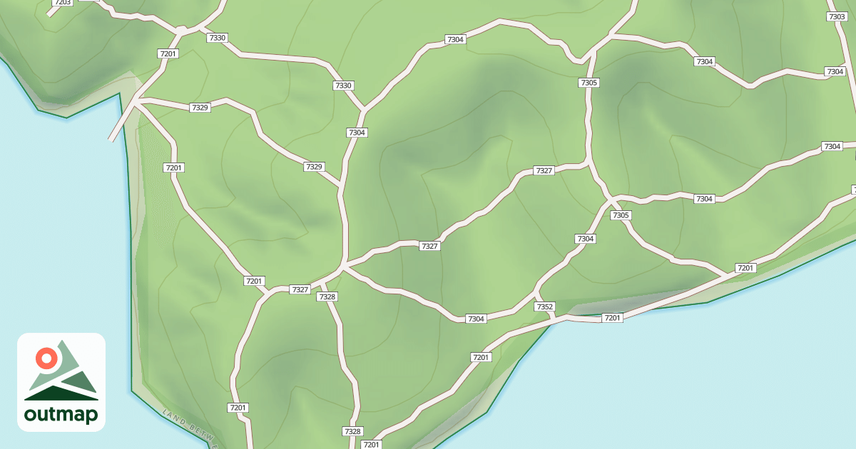 Map of USFS Motor Vehicle Use Map Trails 19941