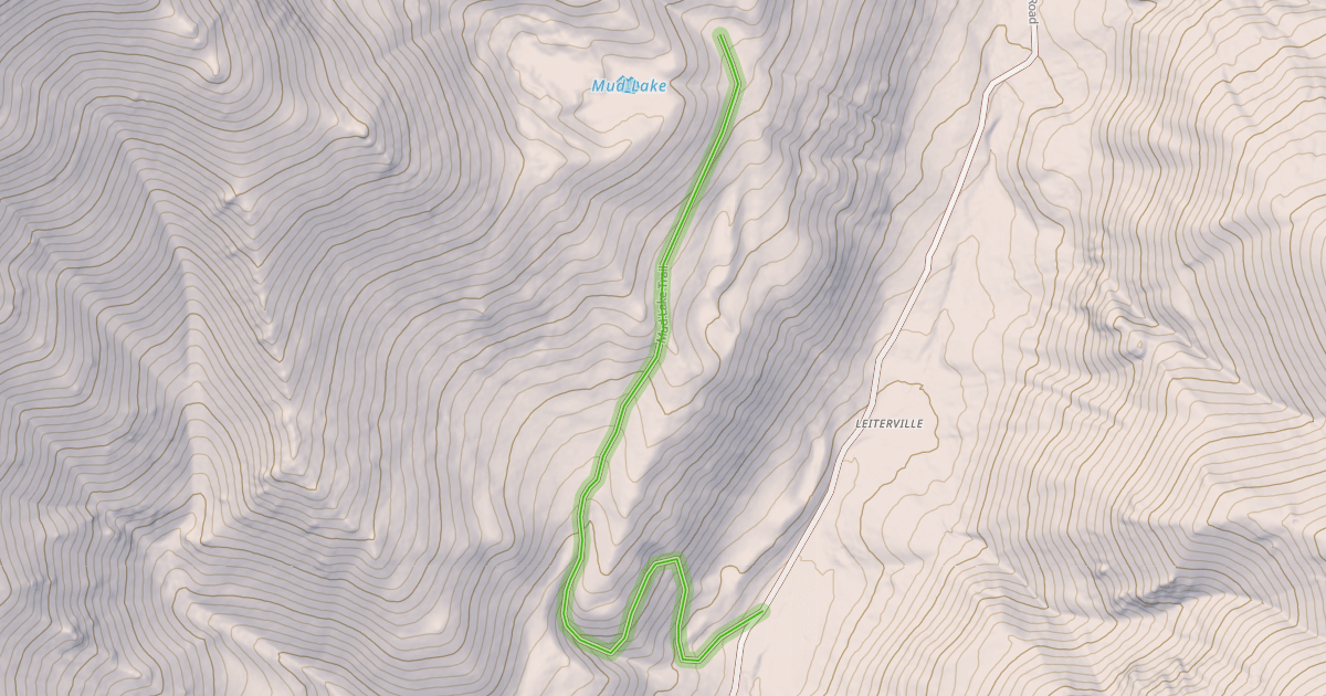 Map preview of Mud Lake Trail