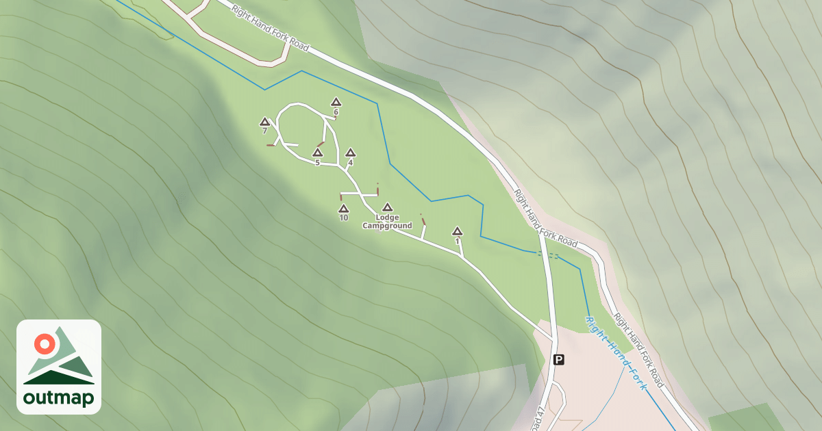 Map of LODGE CG