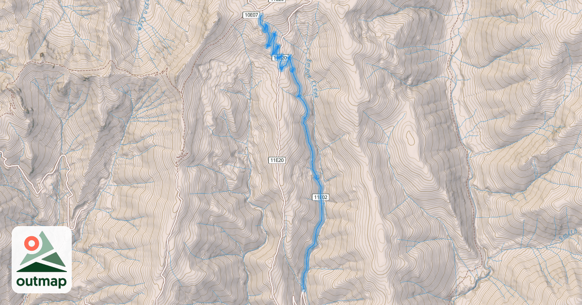 Map of Empire Creek Trail