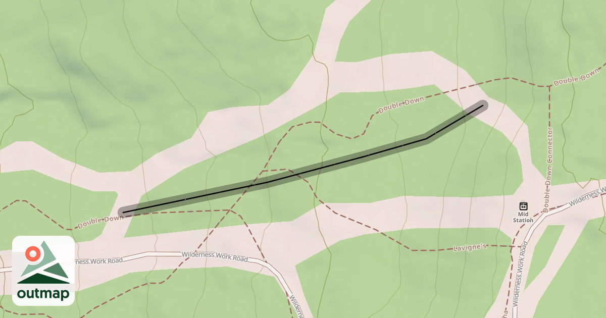 Map of Wilderness Woods