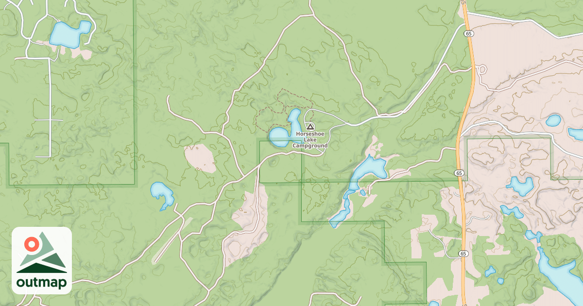 Map of Alcona Atv Trail