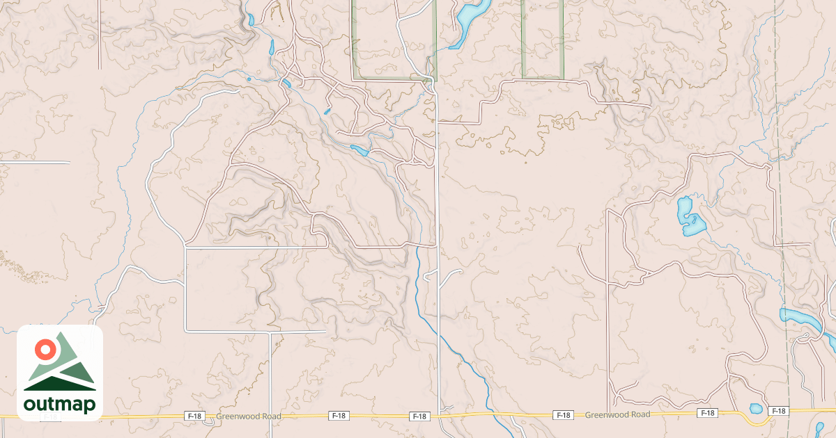 Map of Midland To Mackinaw Boy Scout Trail