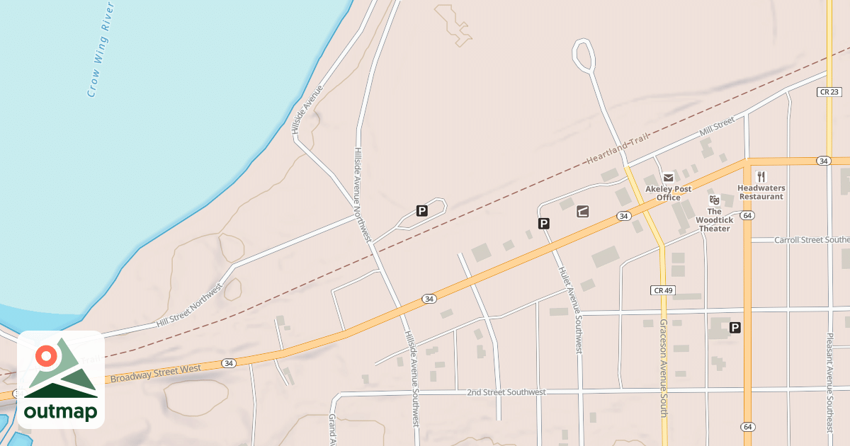 Map of Round River Drive