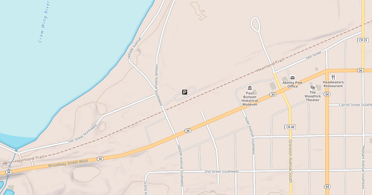 Map preview of Round River Drive