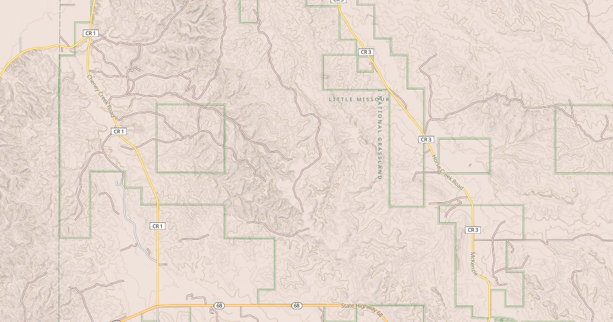 Map preview of (FDR) WEST HORSE CREEK