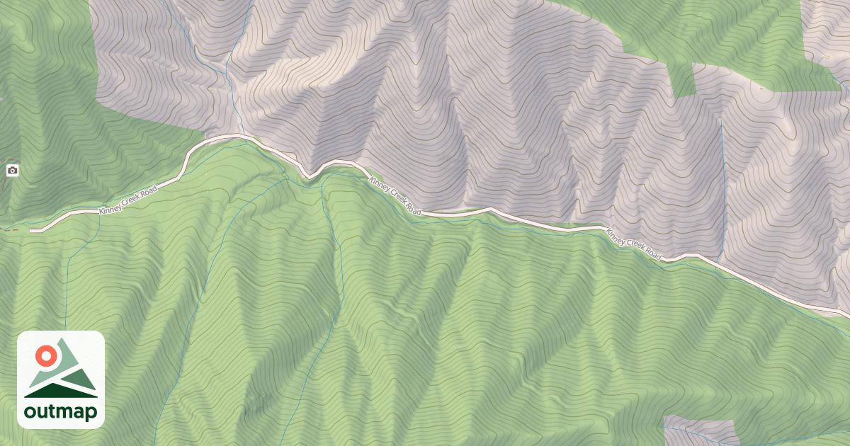 Map of KINNEY CREEK