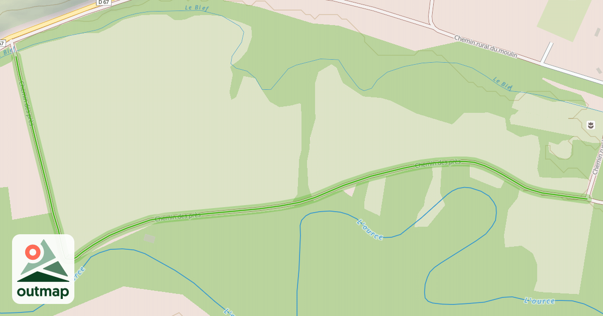 Map of Chemin des près