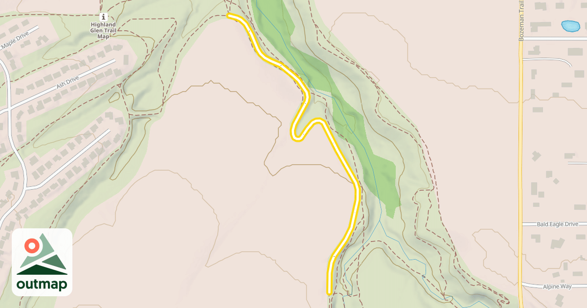 Map of Kagy Loop