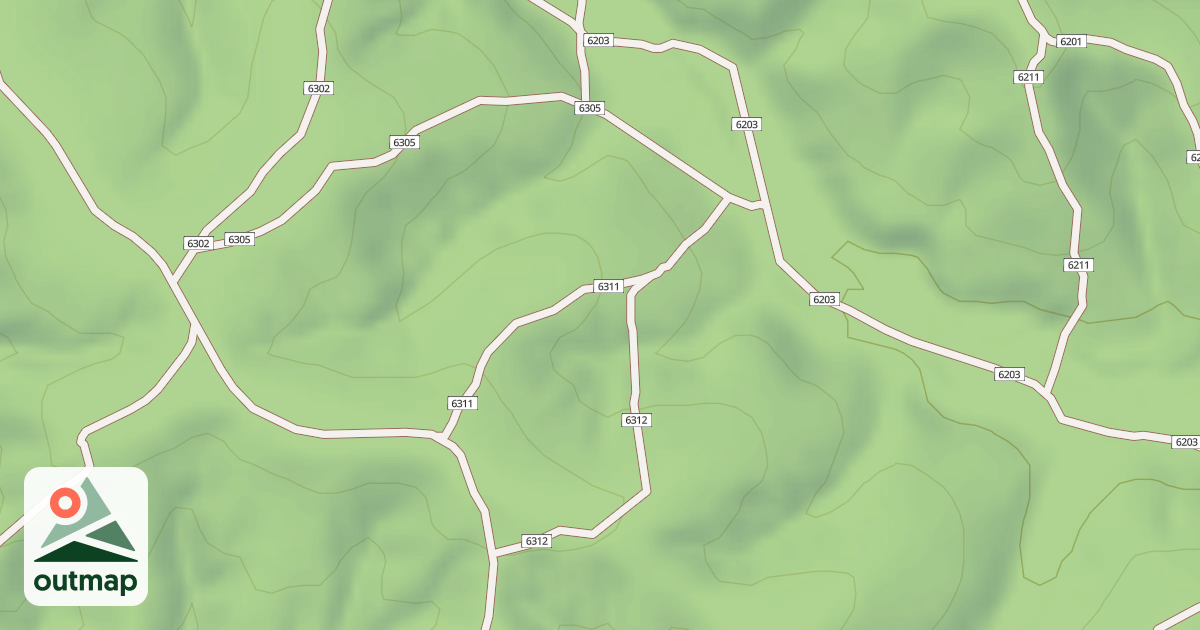 Map of USFS Motor Vehicle Use Map Trails 19754