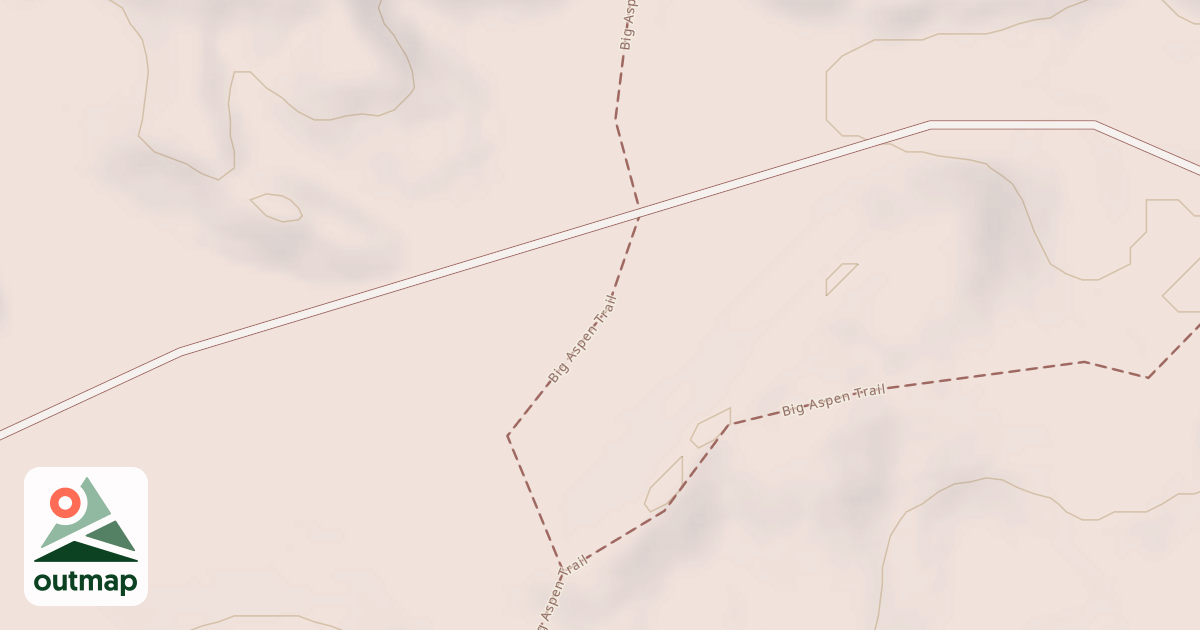Map of Big Aspen Spur A