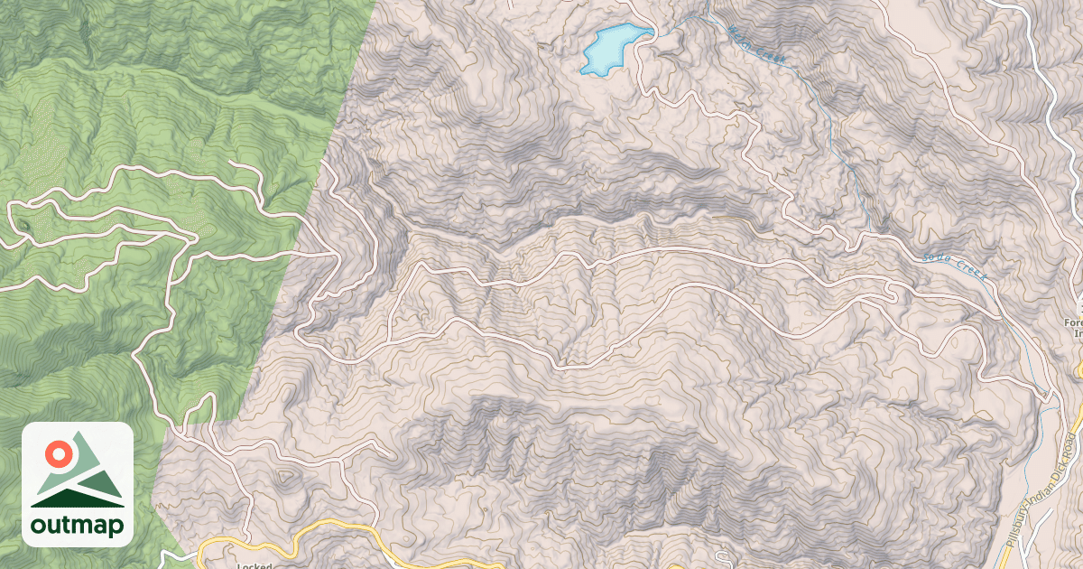 Map of CEDAR CREEK