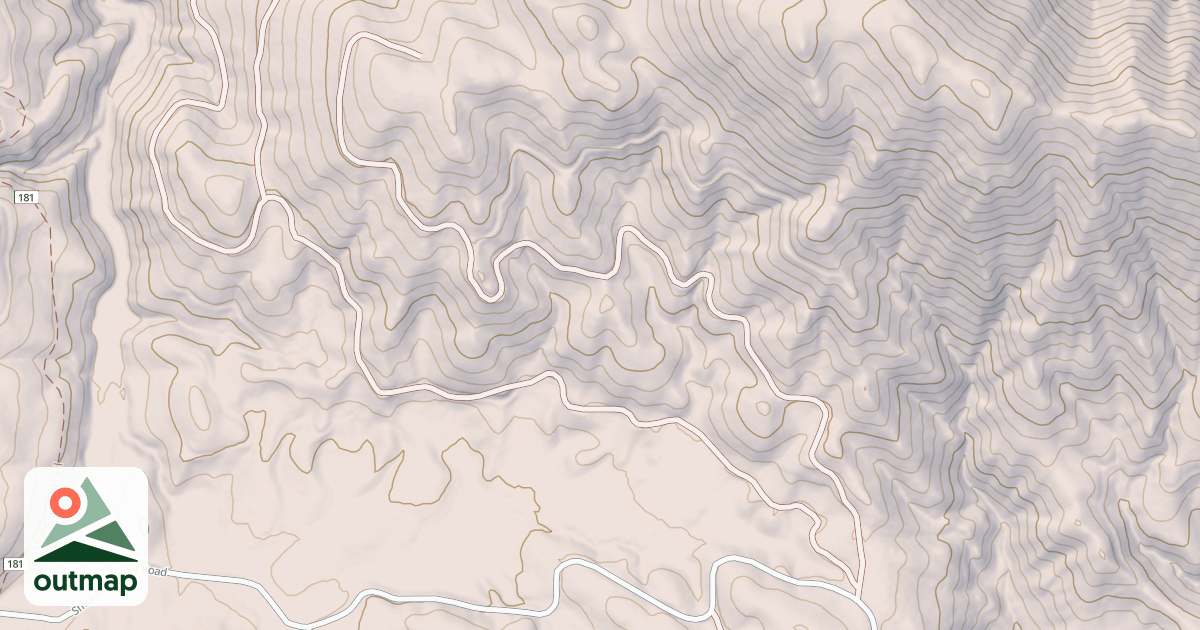 Map of BOULDER CREEK SLOPE