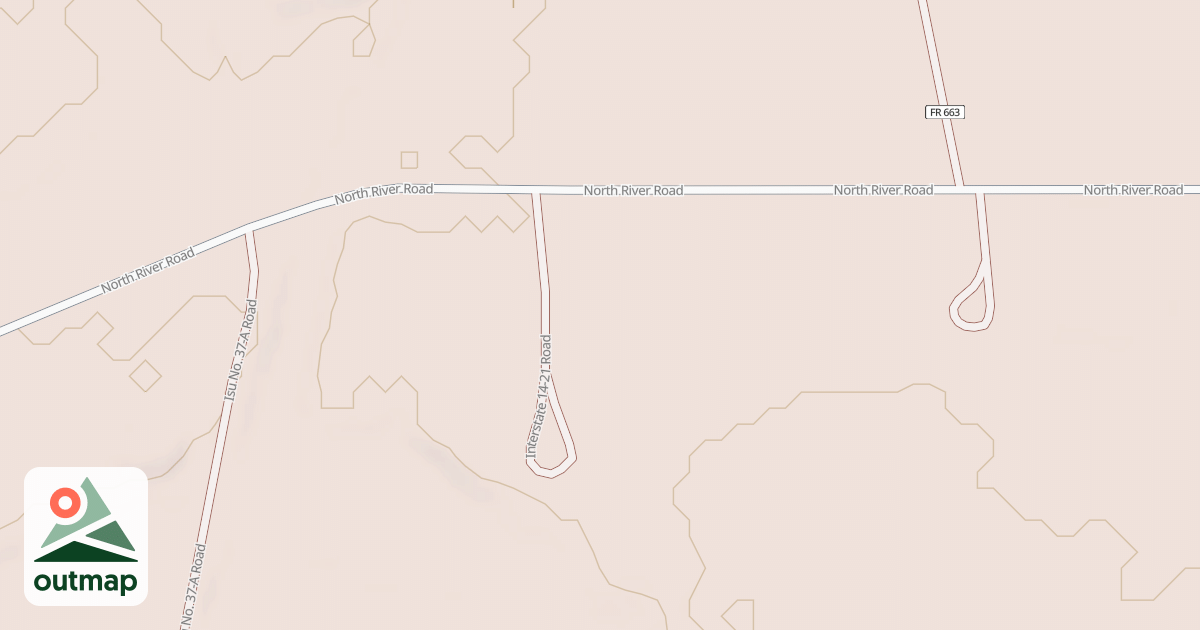 Map of INTERSTATE 14-21