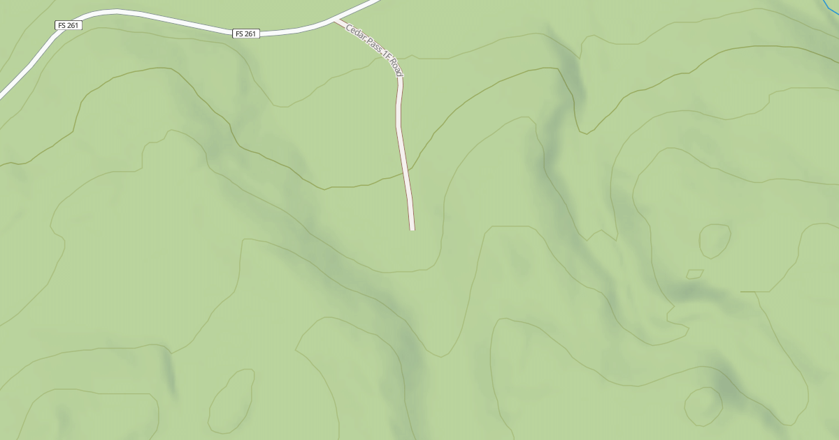 Map preview of CEDAR PASS 1F