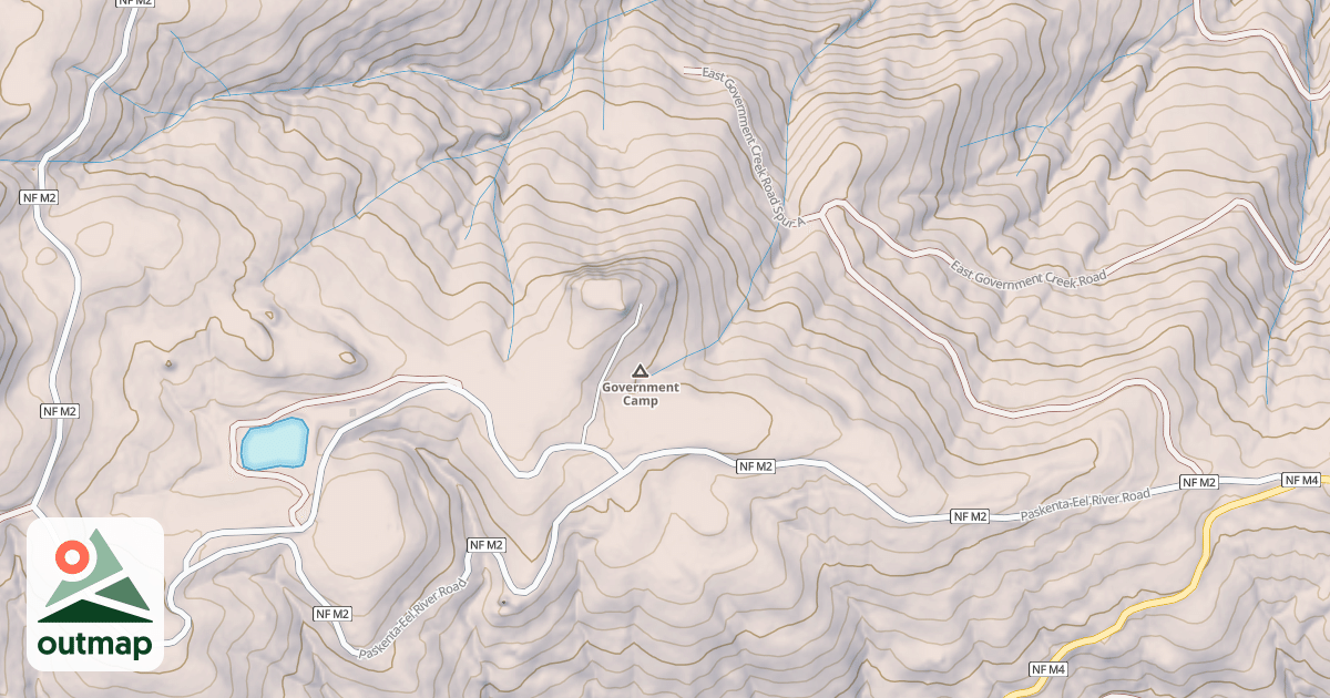 Map of PASKENTA-EEL RIVER