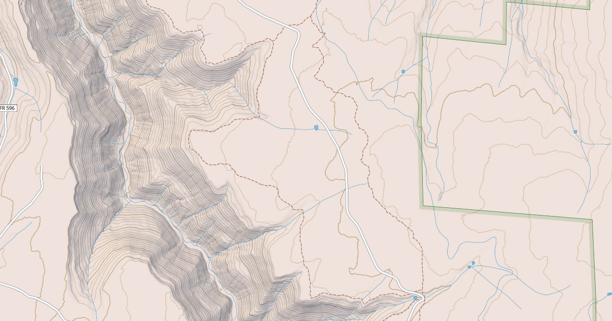 Map preview of Naturita Rim Loop