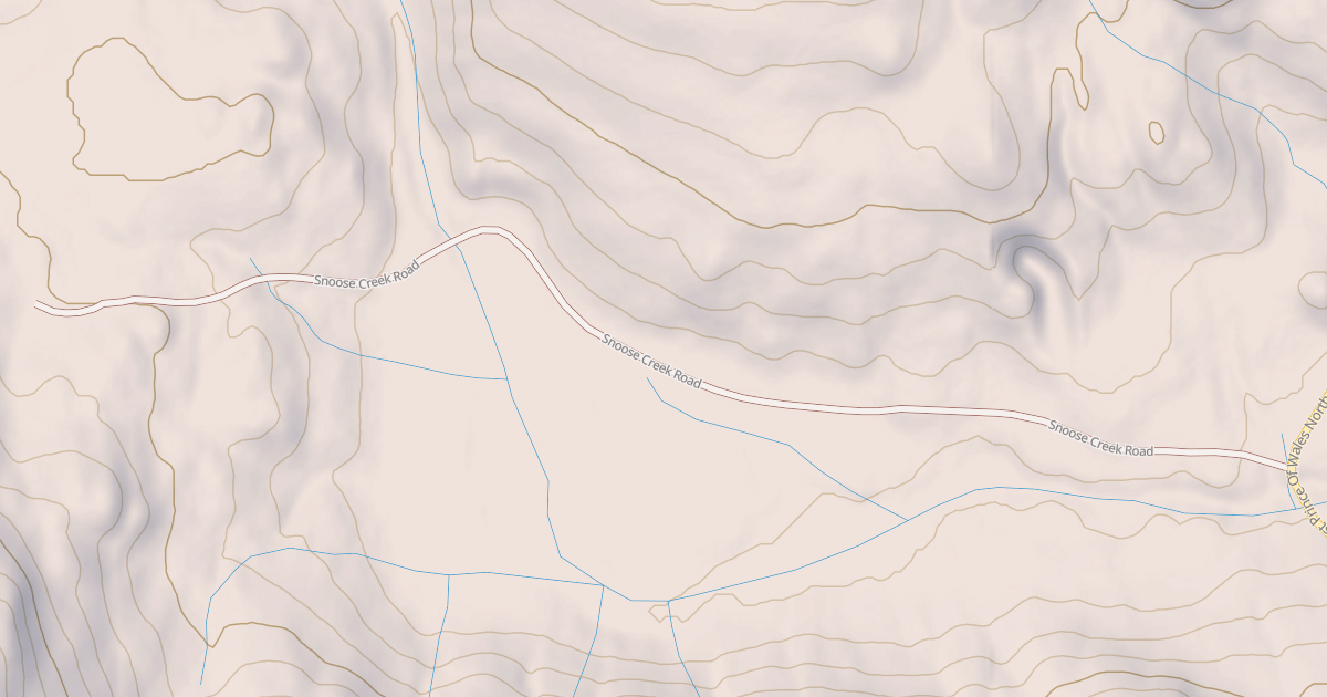 Map preview of SNOOSE CREEK