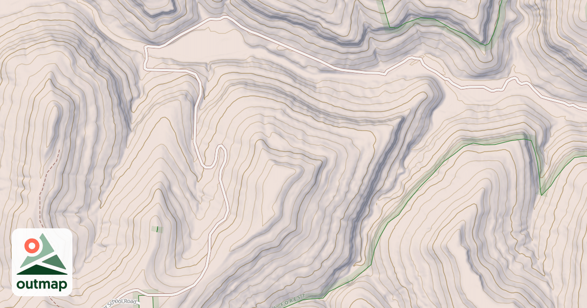Map of CHESTNUT FLATS