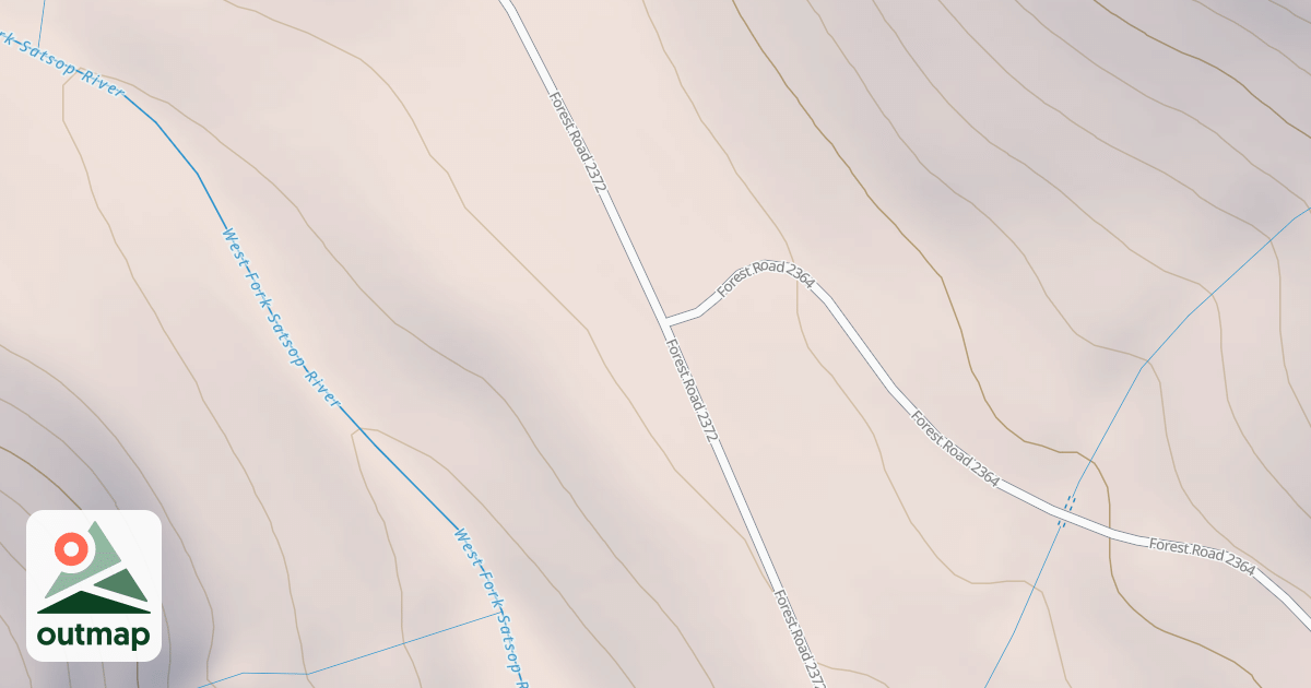 Map of UPPER SATSOP TH