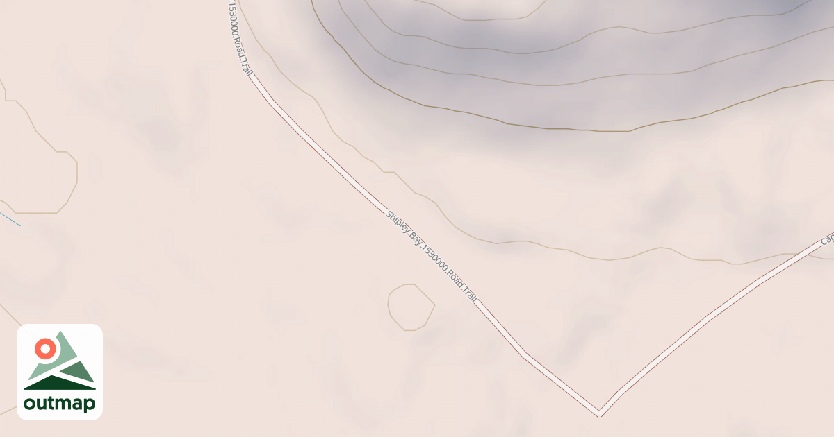 Map of SHIPLEY BAY  1530000 ROAD