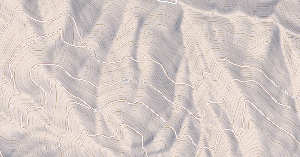 Map preview of COUGAR CREEK #1