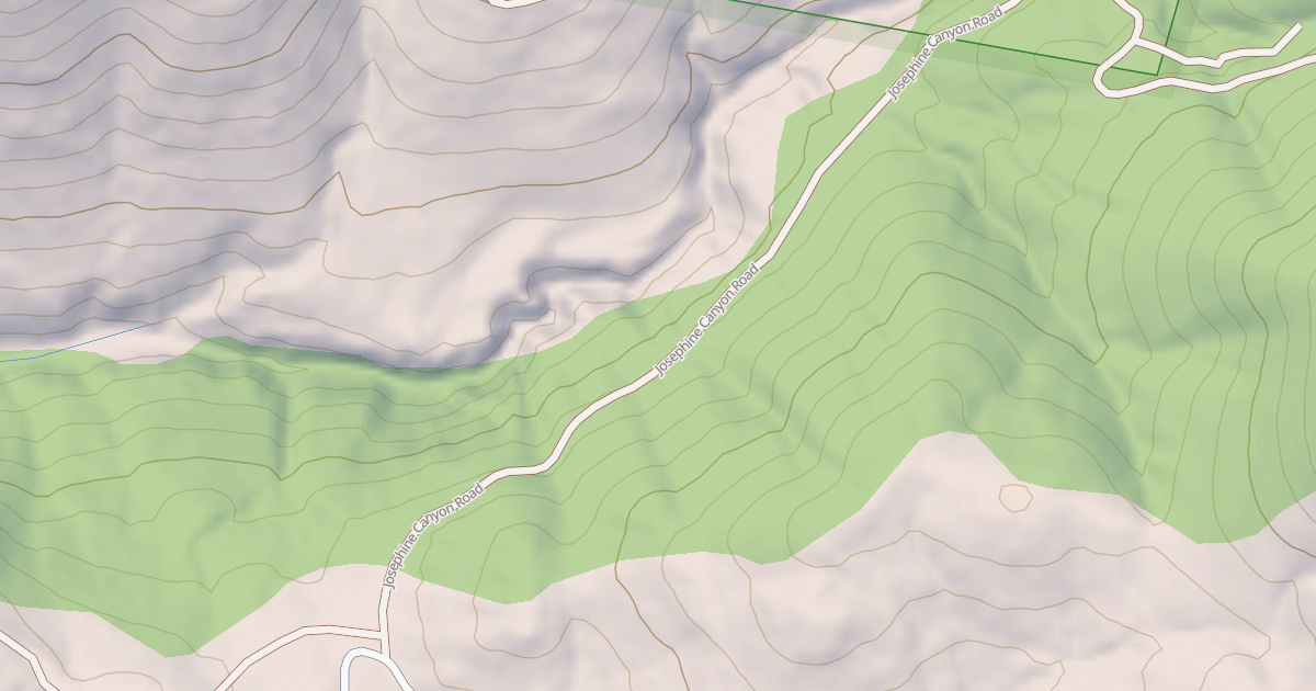 Map preview of JOSEPHINE CANYON