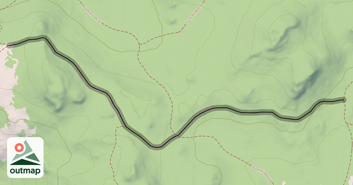 Map of Headquarters National Recreation Trail