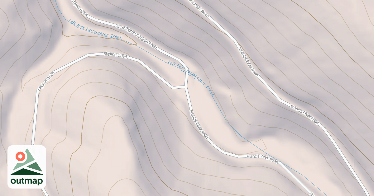 Map of Gwt Francis Peak To Morgan Co.