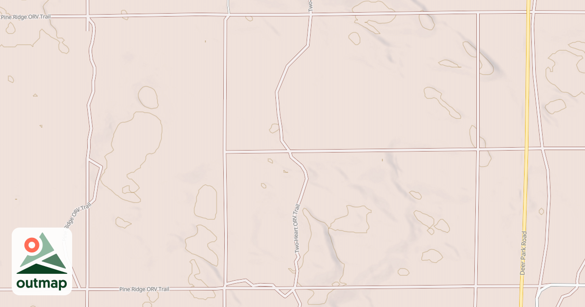 Map of Two-heart Trail