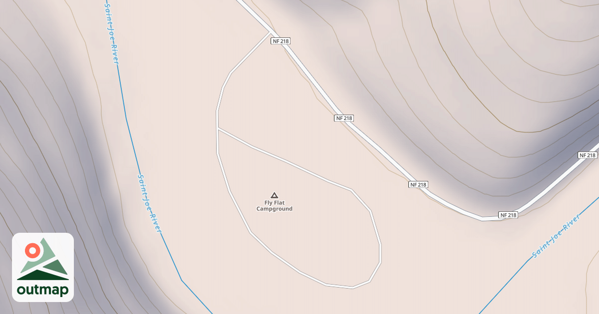 Map of FLY FLAT