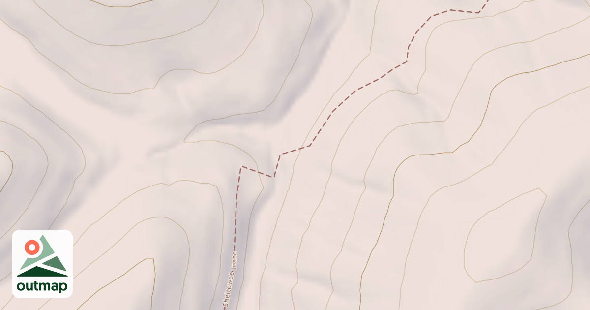 Map of Sheltowee Trace