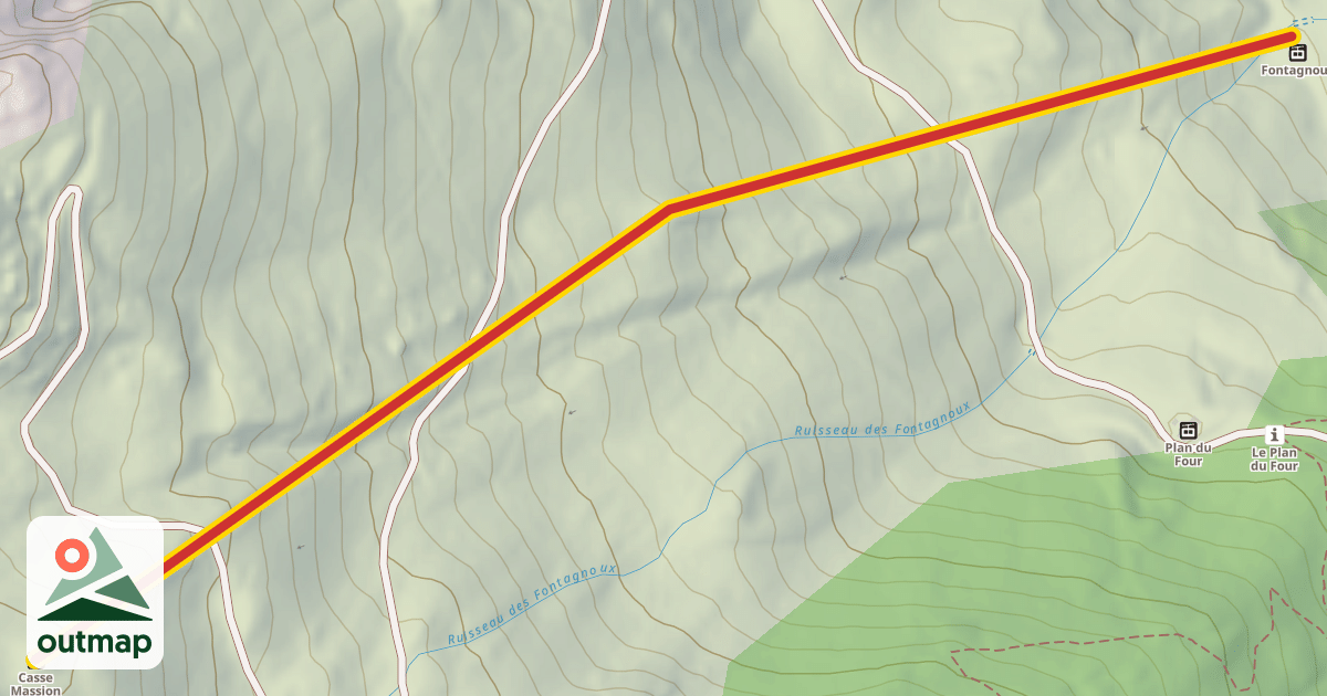 Map of Casse Massion