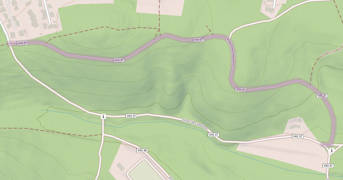 Map preview of Piste des Maures