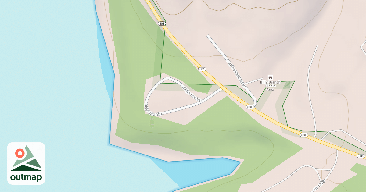 Map of BILLY BRANCH