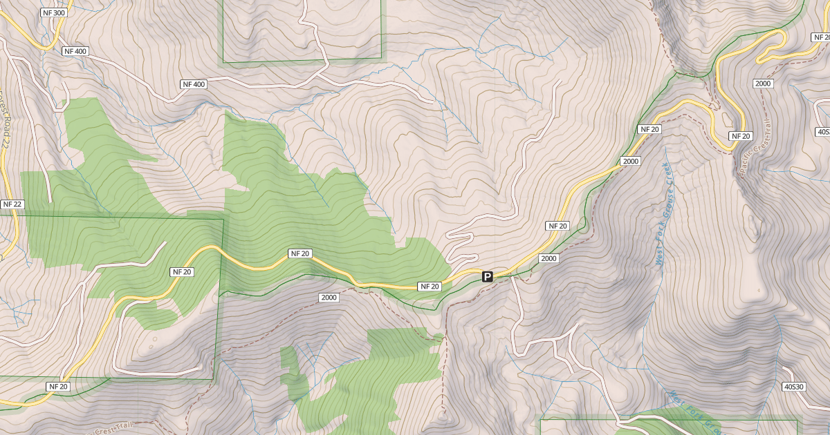 Map preview of SISKIYOU DIVIDE