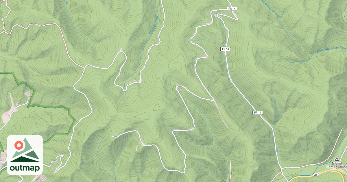 Map of BURNER MTN