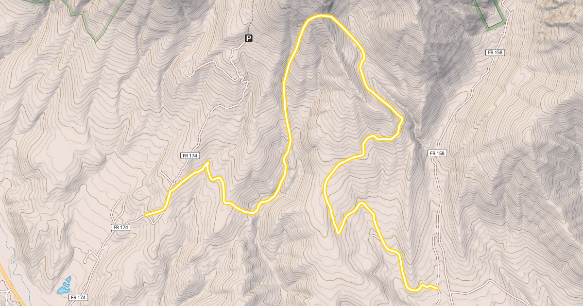 Map preview of Silver Creek Loop (Snowmobile)