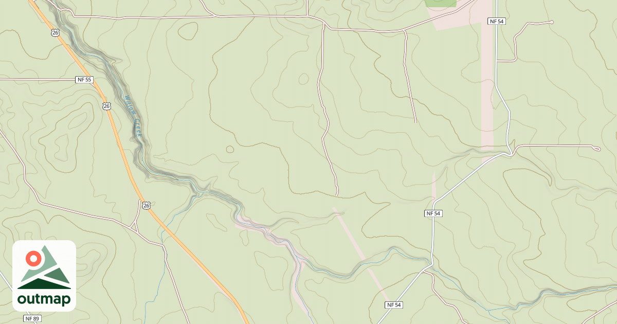Map of USFS Motor Vehicle Use Map Roads {5FC050D5-A41F-453A-BCF8-1836C324B610}